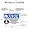 Signmission Hazardous Noise Area Hearing OSHA Notice Sign, Plastic, 18in W x 12in L, 2PK OS-2PACK-NS-P-1218-L-13321 - alternate 6